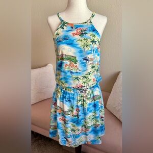 Tori Richard Disney Hawaiian Short Dress Mickey & Friends Resort Women’s XS Rare